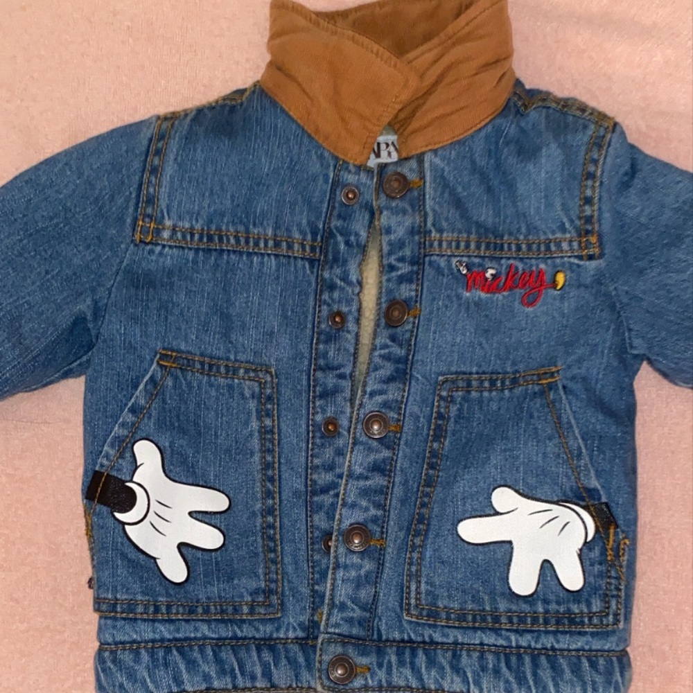 Denim Sherpa jacket